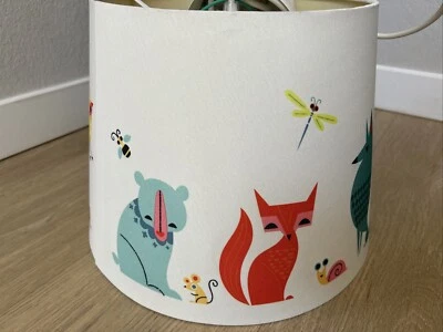 Ikea Jattendal Hanging Light Fixture Pendant Shade Woodland Animals Kids Nursery - Image 1 of 4