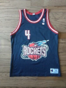 Vintage Charles Barkley Houston Rockets Champion NBA Jersey #4 Size 44 - Picture 1 of 2