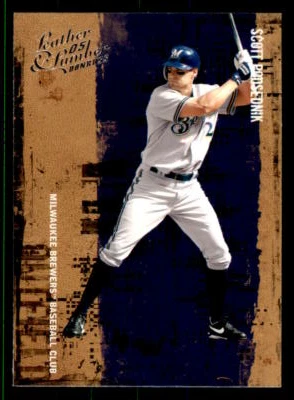 2005 Donruss Leather & Lumber  #119 Scott Podsednik Milwaukee Brewers - Image 1 of 2
