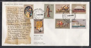 Australia Scott 532-8 FDC - Pioneer Life - Foto 1 di 1