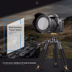 Q178 Portable Light Desktop Mini Table Tripod For Travel Tripod Monopod&Ball SLR - Picture 1 of 12