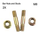 For BaumrAg SX62 Chainsaw Bar Nuts &amp; Studs Bolts Set of 4 Corrosion Resistance