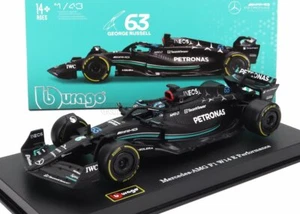 MODELLINO AUTO BURAGO STATICO MERCEDES GP F1 W14 2023 RUSSEL VETRINA SCALA 1/43 - Foto 1 di 9