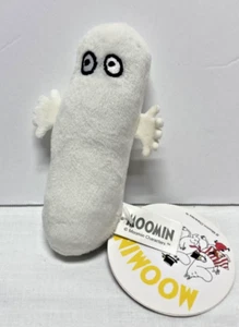 NWT Moomin 4 1/2 Plush Doll white Ghost Charm Keychain Halloween backpack clip - Picture 1 of 6