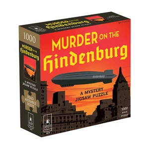 New - BePuzzled Murder on the Hindenburg Classic Mystery Jigsaw Puzzle: 1000 Pcs - Picture 1 of 6