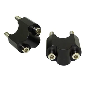 Black Handlebar Riser Moves Bar Up 30mm For KAWASAKI Versys 650 KLE650 2015-2021 - Picture 1 of 7