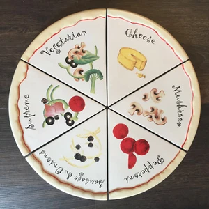 Bella Casa by Ganz Pizzascheibe Servierplatten 6er Set verschiedene Sorten fast neuwertig - Bild 1 von 10