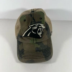 Sombrero de camionero Carolina Panthers camuflaje para hombre talla única malla ajustable - Imagen 1 de 5