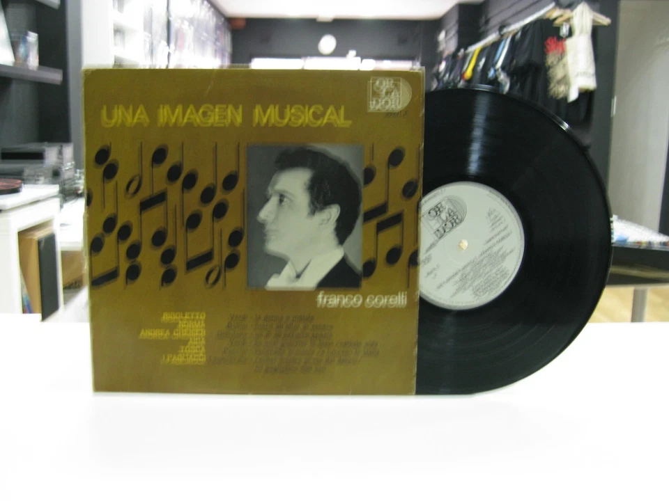 Franco Corelli 10 " Spanish Una Picture Musical 1964 - Image 1 of 1
