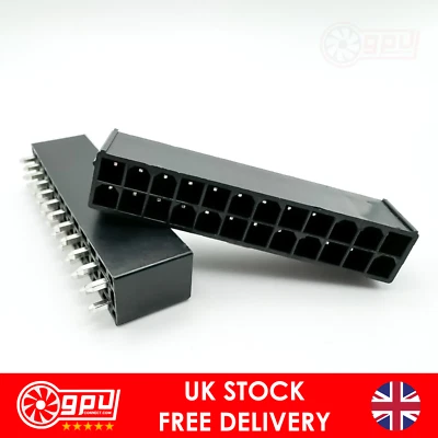 24 Pin ATX Male Motherboard Connector Header EPS PSU Computer Power Terminal - Image 1 of 4