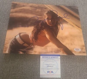 TRABSFORMERS FOTO FIRMADA MEGAN FOX 8X10 NOMBRE COMPLETO PSA/ADN AUTÉNTICO #AL59121 - Imagen 1 de 4