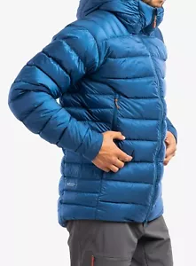 New Rab Electron Pro Down Blue Jacket Mens Sz XXL Water Resistant Arcteryx - Picture 1 of 4