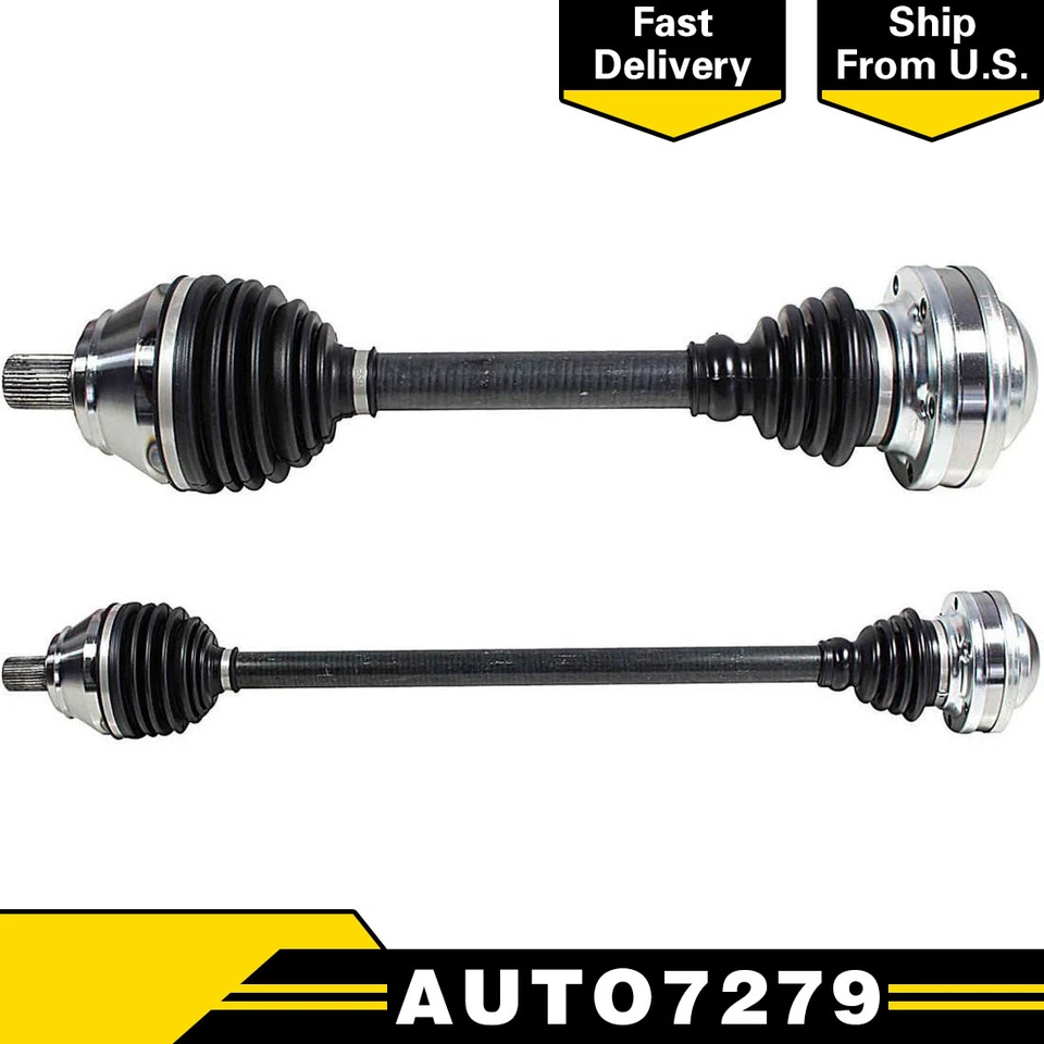 Par de ejes CV delanteros para GOLF JETTA transmisión estándar L4 1,8 L 1781 cc 6 velocidades Foto 1 de 4