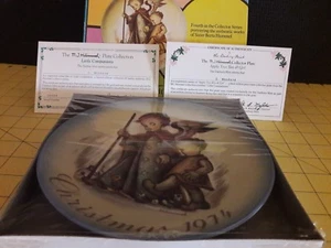 NUEVO EN CAJA Plato de Navidad Hummel Schmid 1974 - Ángel de la Guarda con CERTIFICADOS - Imagen 1 de 1