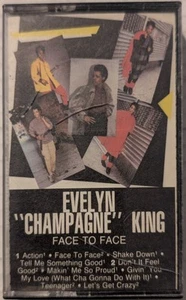 Vintage Evelyn "Champagne" King "Face To Face" Cassette Tape (1983) - Picture 1 of 5