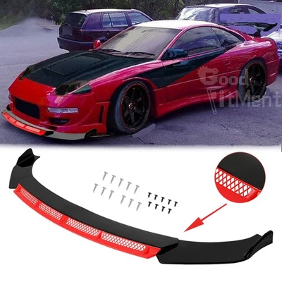 Divisor de alerón inferior labio parachoques delantero brillante para Mitsubishi 3000GT 1991-1999 Foto 1 de 4