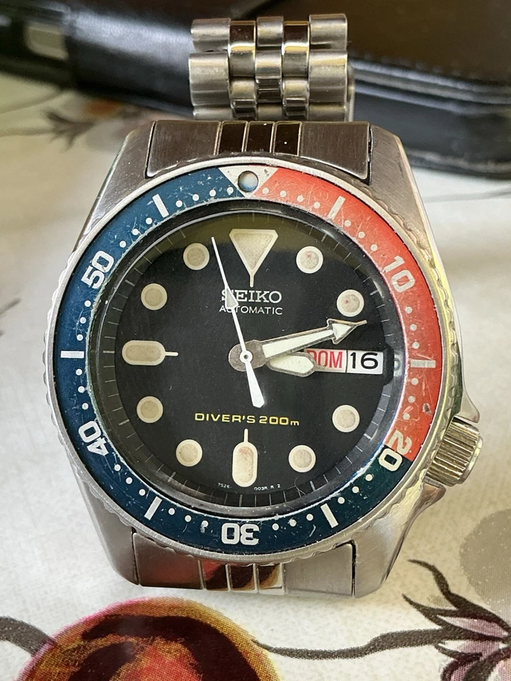 Seiko SKX015 “Pepsi” – Automatico Vintage Funzionante Perfetto 7S26-0030 Serie - Immagine 1 di 4