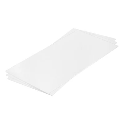 ABS Plastic Sheet 24 x 12 x 0.2" ABS Styrene Sheets White 3 Pcs - Image 1 of 4