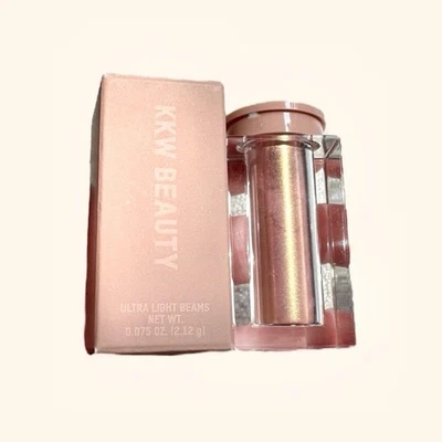 KKW Beauty Rose Gold Ultra Light Beams Loose Powder Highlighter NIB Collectible - Image 1 of 4