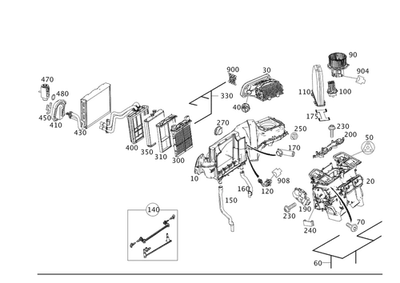 Soplador original Mercedes-Benz 204-820-02-08 Foto 1 de 2