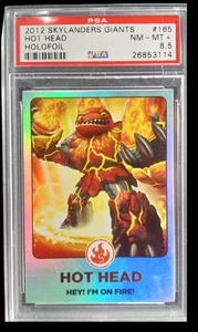 2012 Skylander Giants Topps Hot Head PSA 8.5 Europe Limited #165 Holofoil - Picture 1 of 2