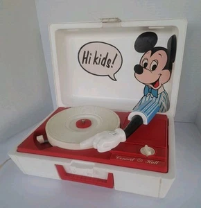 Giradischi sala concerti vintage anni 60 WALT DISNEY PRODUCTIONS TOPOLINO - Foto 1 di 22