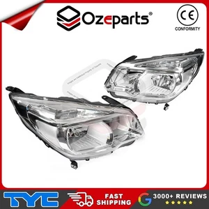 TYC Pair LH+RH Head Light Lamp (Non Projector) For Holden Colorado 7 2012-2016 - Picture 1 of 6