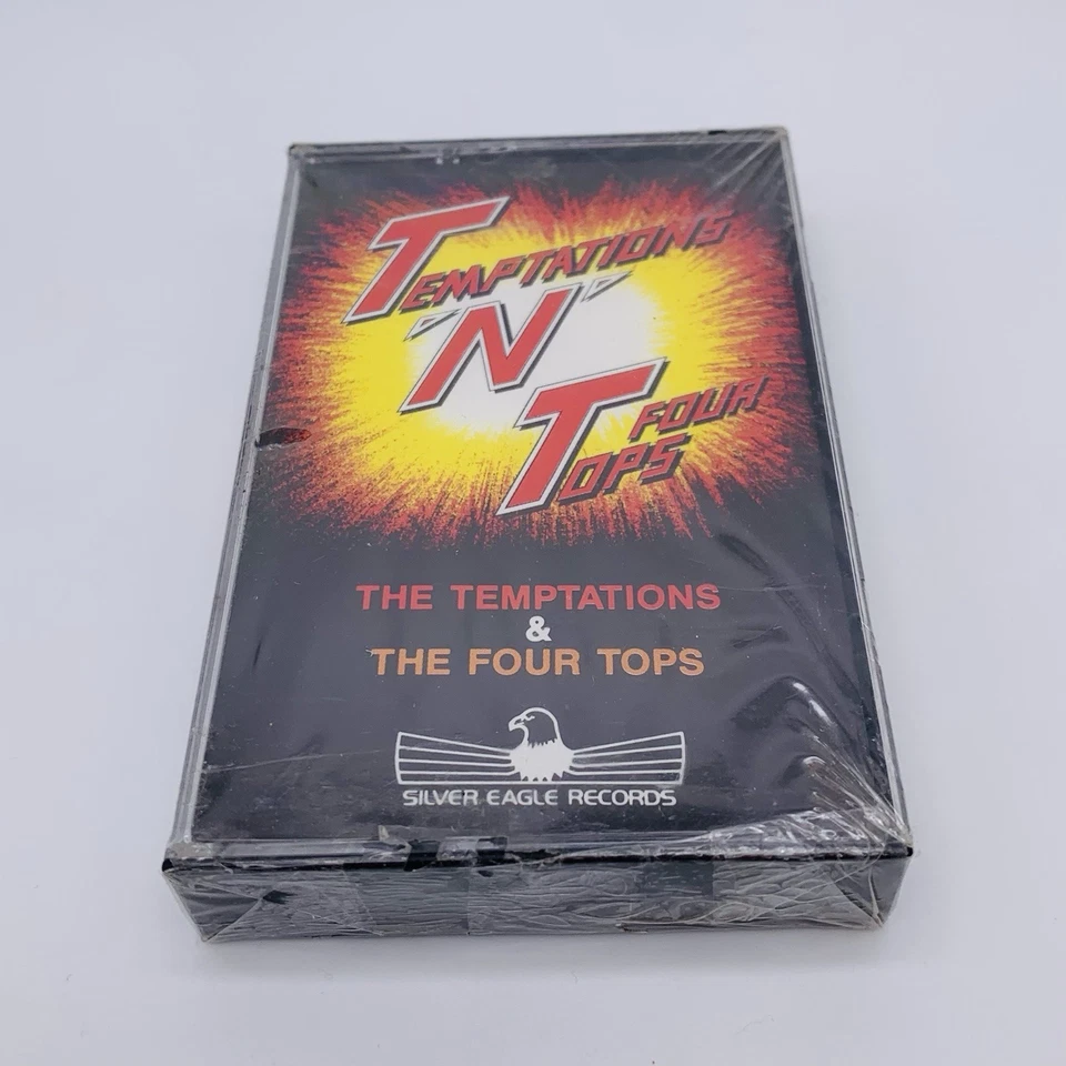 TNT by The Temptations & The Four Tops Cassette (Tape 2) Silver Eagle Records - Image 1 of 4
