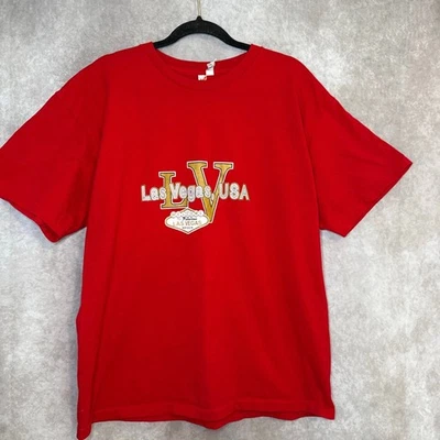 Vintage Las Vegas USA Graphic Tee - Welcome to Fabulous Las Vegas Sign Size XL - Image 1 of 4