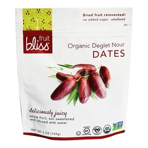 Fruit Bliss Organic Deglet Nour Dates, 5 Oz - Picture 1 of 1