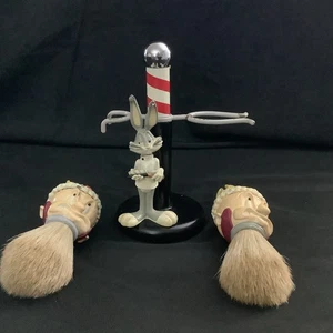 Juego de afeitado Warner Bros Studio Store Looney Tunes cepillos Elmer Fudd, Bugs Bunny - Imagen 1 de 24