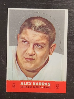 1968 Topps Stand Up Hall of Famer Alex Karras - Image 1 of 2