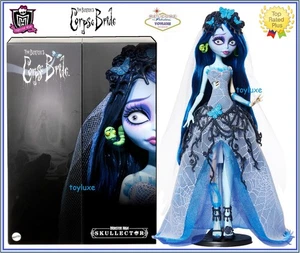Monster High Skullector Corpse Bride Collectible Tim Burton's Emily Wedding Doll - Picture 1 of 10