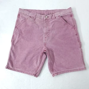 No Boundaries Carpenter Shorts Meadow Mauve 100% Cotton Duck Canvas Mens Size 32 - Picture 1 of 11