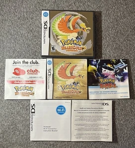 Pokemon Heartgold NUR HÜLLE, HANDBUCH und Inserts - KEIN SPIEL, KEIN POKEWALKER - Bild 1 von 21