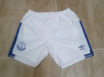 Pantalones Cortos Atléticos Oficiales UMBRO x Everton para Niños Blancos Juveniles Talla XL Foto 1 de 4