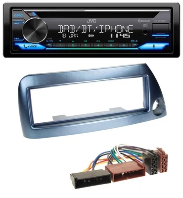 JVC Bluetooth MP3 USB DAB CD Autoradio für Ford Ka bis 2008 blau-metallic - Bild 1 von 4
