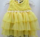 Baby Girls Yellow 2-Piece Dress Set  Choice of Size 6-9 Months or 12 Months NWT