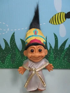 REINA EGIPCIA NEFERTI - muñeca troll rusa de 5" - pelo negro - Imagen 1 de 9