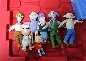Vintage Rugrats Figures Mattel Viacon Dolls Lot Of 7 - Tommy Grandpa AU