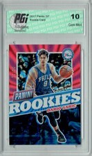 Dario Saric 2017 Panini #BK34 Rainbow SP 25 Made Rookie Card PGI 10