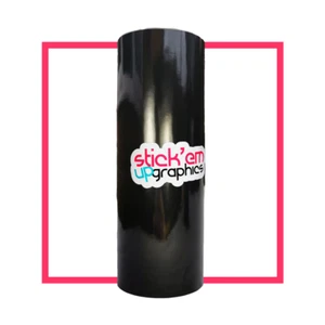 Gloss Black Sun Strip Universal Large Van Car Windscreen Sunstrip 1400mm x 200mm - Picture 1 of 1