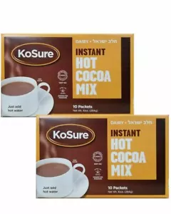 KoSure Miscela di cioccolato al cacao caldo istantaneo, Kosher, 10 confezioni (confezione da 2) - Foto 1 di 4