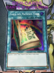 OCCASION Carte Yu Gi Oh TABLE DES MATIERES TOON DASA-FR043 1ère édition - Picture 1 of 1
