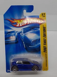 2007 Hot Wheels #27/36 First Edition VOLKSWAGEN GOLF GTI Blue New K6159 VW - Picture 1 of 10