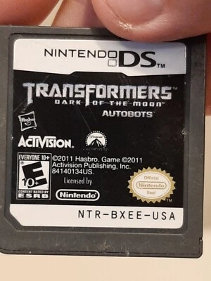 Nintendo DS Transformers Dark Of The Moon Autobots cartucho jogo somente NÃO TESTADO - Imagem 1 de 4
