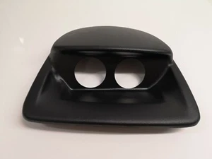 RHD, DOPPIO CRUSCOTTO POD 2* 52mm foro per CLIO Mk3, NERO TESTURIZZATO - Foto 1 di 4