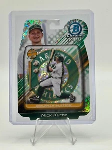 2024 Bowman Draft Nick Kurtz Bowman In Action Mini-Diamond Refractor /150 #BIA-3 - Picture 1 of 2