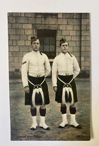 Alte Postkarte GORDON HIGHLANDERS farbig JRR Russell Edinburgh unbesendet - Bild 1 von 5