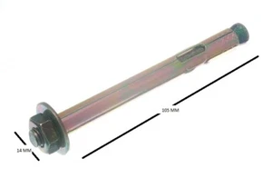 Sleeve Anchor Projecting Bolt M8 Bolt M10 Shield 100mm Length Pack Of 12 - Picture 1 of 1